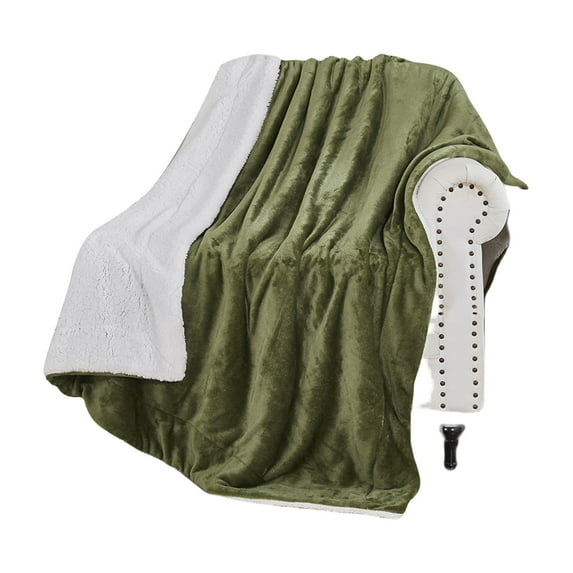 Cozy Double Sided Fleece Blanket for Winter - Ultra Soft Warm Plush Throw for Home, Sofa, Bed Use - Ideal Gift, Machine Washable - 1 Pack