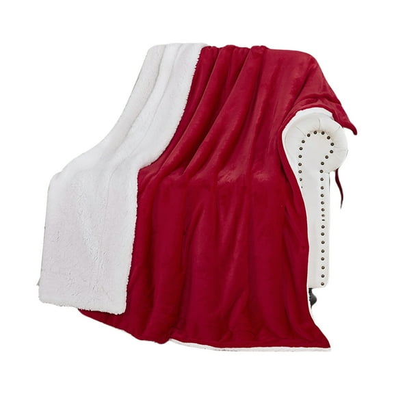 Cozy Double Sided Fleece Blanket for Winter - Ultra Soft Warm Plush Throw for Home, Sofa, Bed Use - Ideal Gift, Machine Washable - 1 Pack