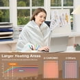 thumbnail image 1 of Cozy Electric Heated Throw Blanket Featuring Waffle Texture, Soft Flannel and Sherpa Materials, ETL Certified Safety, Machine Washable, Adjustable 5 Heat Settings with 4-Hour Auto Shutoff, 1 of 7
