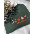 thumbnail image 1 of Cozy Embroidered Falling Leaves Sweatshirt, 1 of 4
