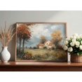 Rustic Fall Thumbnail Cozy Fall Country Cottage Wall Art Print, Vintage Rustic Autumn ...