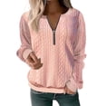 thumbnail image 1 of Cozy Fall Hoodies for Women Oversized Sweatshirt Casual Pullover with Pockets Trendy Autumn Outfits Loungewear Basic, 1 of 6