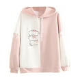 thumbnail image 1 of Cozy Fall Hoodies for Women Oversized Sweatshirt Casual Pullover with Pockets Trendy Autumn Outfits Loungewear Basic, 1 of 2