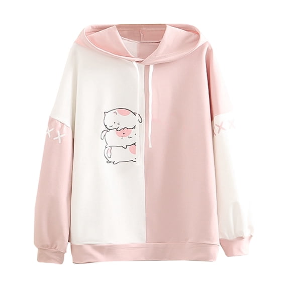 Cozy Fall Hoodies for Women Oversized Sweatshirt Casual Pullover with Pockets Trendy Autumn Outfits Loungewear Basic