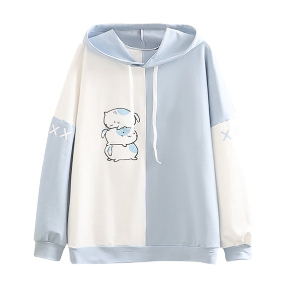 Cozy Fall Hoodies for Women Oversized Sweatshirt Casual Pullover with Pockets Trendy Autumn Outfits Loungewear Basic