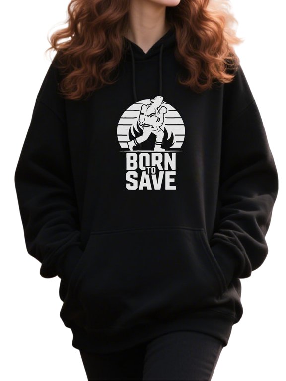 Cozy Firefighter Hoodie for Men and Women, Unisex Pullover Hooded Sweatshirt, Comfortable Cotton Poly Blend, Casual Everyday Wear