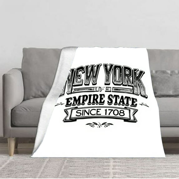 Cozy Flannel Blanket with Elegant Flourishes & Crossed Tools Design - Soft Warm Perfect for Sofa Travel Bed or Chair