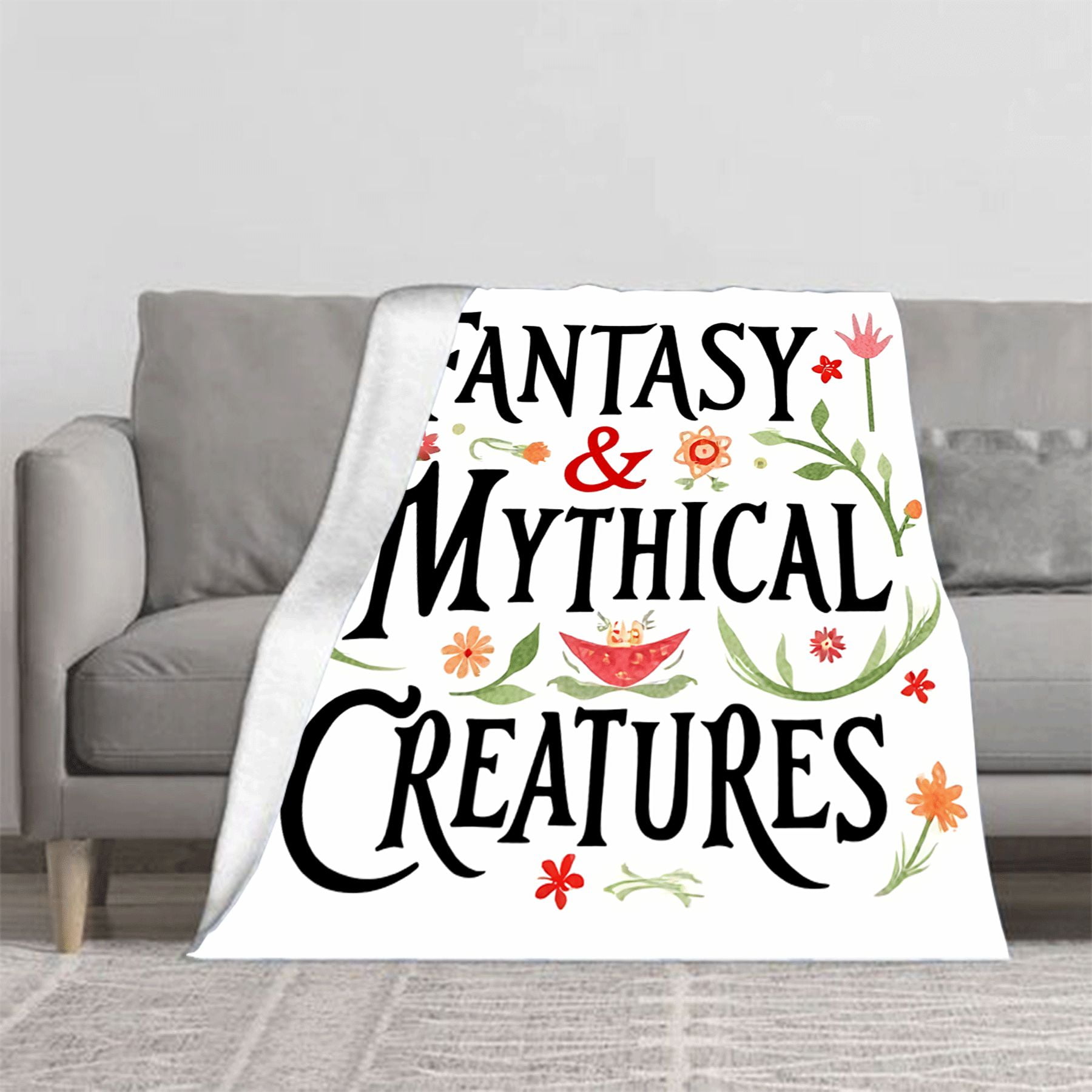 Cozy Multicolour Flannel Blanket with Western Design main image 1