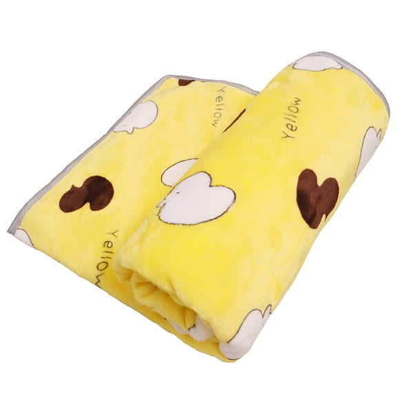 Cozy Flannel Pet Throw Blanket For Small Dogs Cats Portable Cuddly Bed Mat Sofa Seat Cover Cute Design Machine Washable S