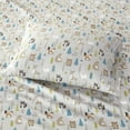 thumbnail image 1 of Cozy Flannel Printed Sheet Set - Multi Forest Animals - 100% Cotton Flannel Bed Sheets for Ultimate Comfort - Soft and Warm Bedding for Kids and Adults, 1 of 3