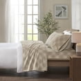 thumbnail image 1 of Cozy Flannel Printed Sheet Set - Tan Plaid - Luxurious 100% Cotton Flannel Bedding for Ultimate Comfort and Warmth - Perfect for All Season Sleep Solution, 1 of 1
