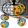 Cozy Flannel Pumpkin Pattern Floor Mat For Autumn & Decor Soft & Non