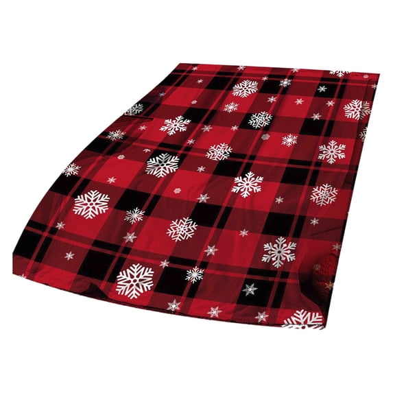 Cozy Flannel Throw Blanket for Living Room - Machine Washable Soft Blanket for Snuggling
