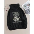 thumbnail image 1 of Cozy Fleece Lined Kangaroo Pocket Living Proof Pullover Hoodie Shirt for Men & Women, up to Size 5XL, 1 of 2