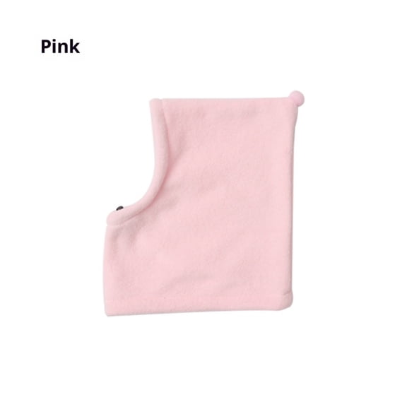 Cozy Fleece Pet Hat Winter Warmth Calming Neck Cover for Small Medium Pets