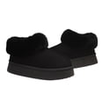 thumbnail image 1 of Women’s Winter House Slippers Fleece Lined Faux Fur Slip-On with Supportive Memory Foam Sole, 1 of 6