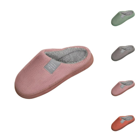 Cozy Fuzzy Slippers for Women Warm Home Non Slides Winter For Indoor Outdoor Comfort Soft Sole On Slipper With Thick Ladies Footwear Comfortable Casual Wear