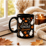 Cozy Ghost Mug Fall Ghost Season Mug for Autumn Coffee Lovers and Gift Giving