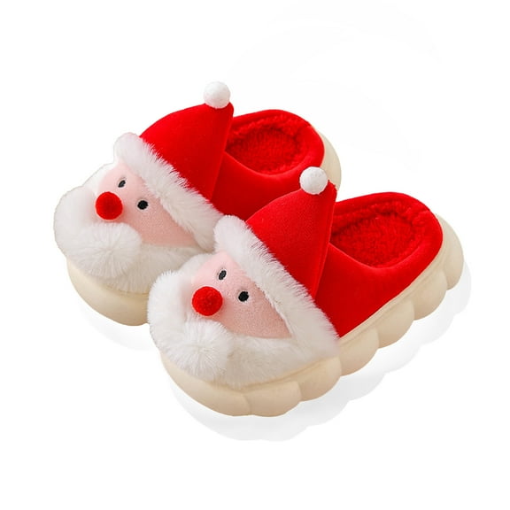Cozy Girls Slippers Soft Furry Indoor Footwear for Winter Seasonal Comfort Non- Cute Design Memory Foam Shoes for Home Relaxation