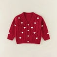 thumbnail image 1 of Cozy Girls Sweaters Winter Knit Pullover Long Sleeve Tops Comfortable Casual Wear for Kids, 1 of 3