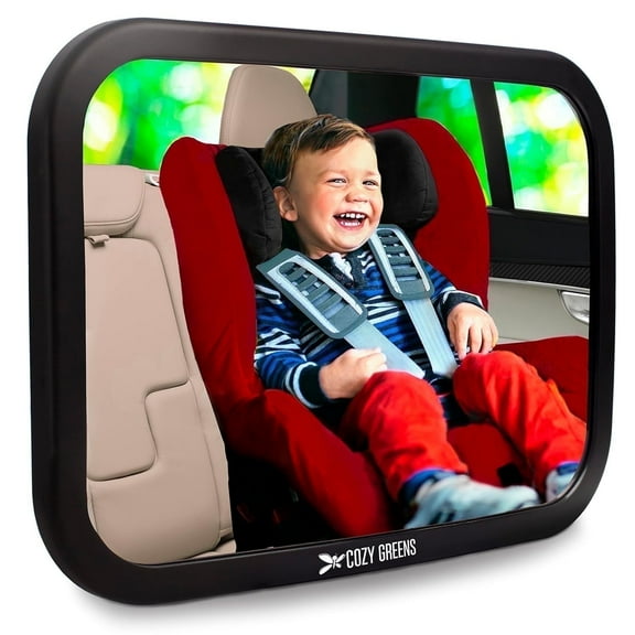 Cozy Greens Shatterproof Fully View Infant Baby Car Mirror