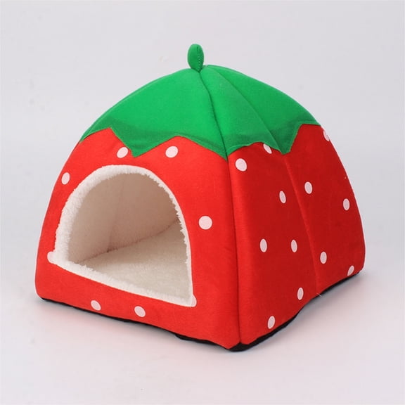 Cozy Guinea Pig Hideout with Fleece Bed & Washable Cushions for Small Animals