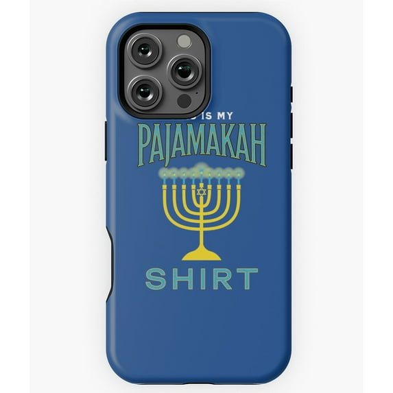 Cozy Hanukkah Nights Pajamakah Phone Case for iPhone 16 15 14 13 12 11 Pro Max