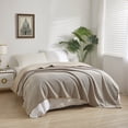 thumbnail image 1 of Cozy Haven Luxury Knot Chenille Bed Blanket, French Oak, King Size, 102 x 90 in, 1 of 7