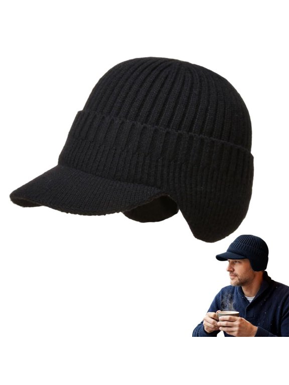 Cozy Head Beanie, 2026 New Elastic Warm Ear Protection Knitted Hat, Winter Beanies Hat for Women Men