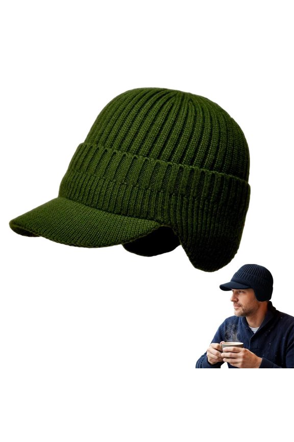 Cozy Head Beanie, 2026 New Elastic Warm Ear Protection Knitted Hat, Winter Beanies Hat for Women Men