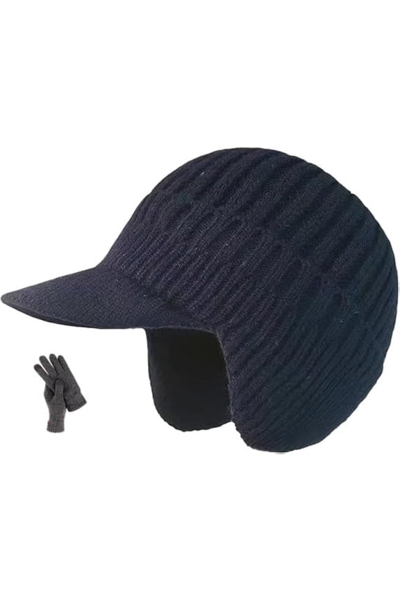 Cozy Head Beanie, 2026New Cozy Head Beanie, Winter Hats with Brim and Ear Flaps