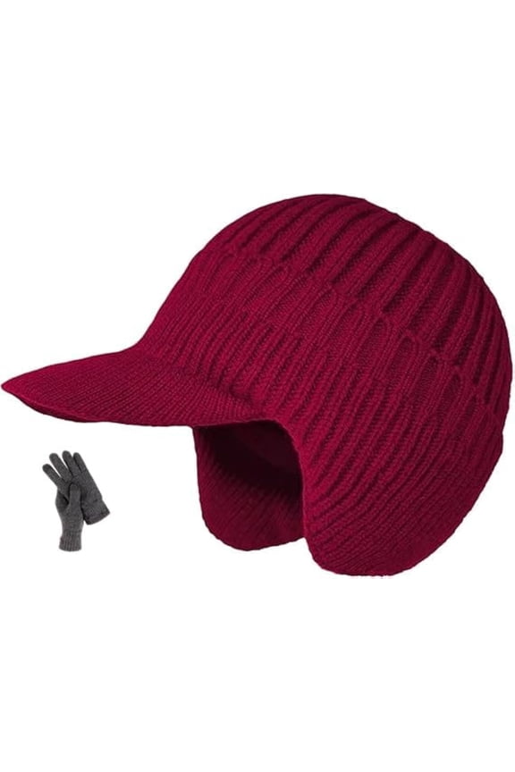 Cozy Head Beanie, 2026New Cozy Head Beanie, Winter Hats with Brim and Ear Flaps