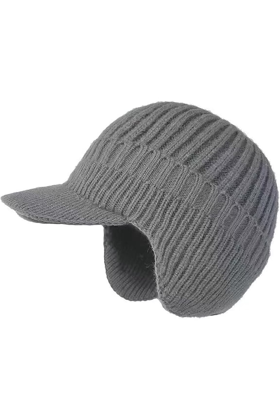 Cozy Head Beanie, Winter HeadBeanie & Earflaps for Men, Beanie Knitted Hat with Fleece Lining for Men Women