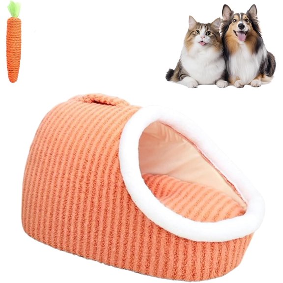 Cozy Hideaway Pet Bed,Small Cat Beds for Indoor Cats