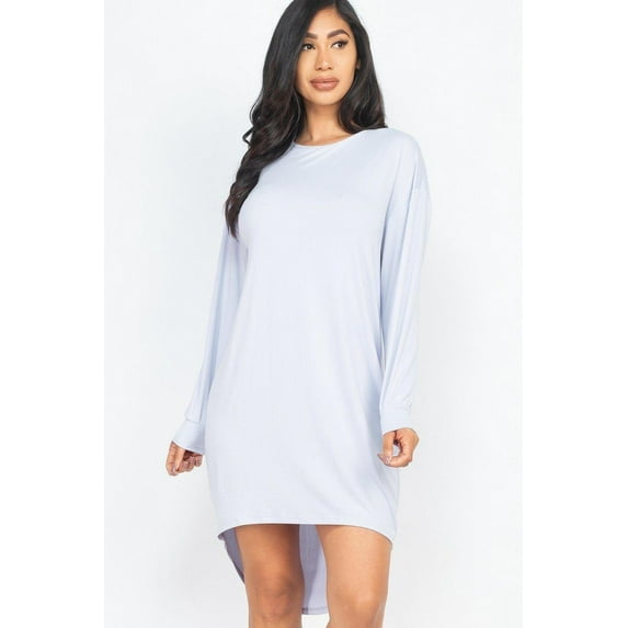 Cozy High Low Dress S