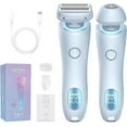 thumbnail image 1 of Cozy Home Razor, Cozy Home Electric Shaver for Women, Electric Shaver and Razor Rechargeable 2-in-1 Body and Facial Epilator, Ipx7 Waterproof, Wet & Dry Use (Blue,1PC), 1 of 7