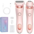 thumbnail image 1 of Cozy Home Razor, Cozy Home Electric Shaver for Women, Electric Shaver and Razor Rechargeable 2-in-1 Body and Facial Epilator, Ipx7 Waterproof, Wet & Dry Use (Pink,1PC), 1 of 8