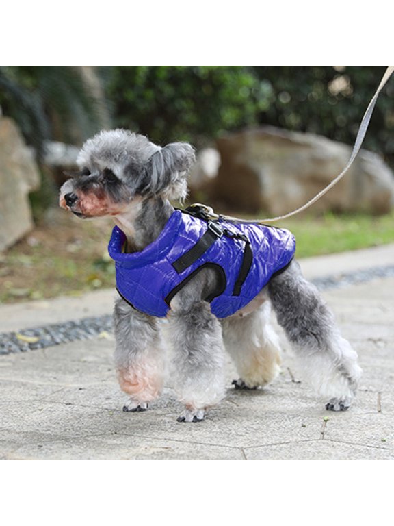 Cozy Insulated Winter Vest for Lightweight Warm Outerwear for Cats and Dogs All Season Indoor Outdoor Comfort,XL,Blue