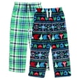 thumbnail image 1 of Cozy Jams Boys 2 Pack Pajama Sleep Pants, Sizes 4-20, 1 of 5