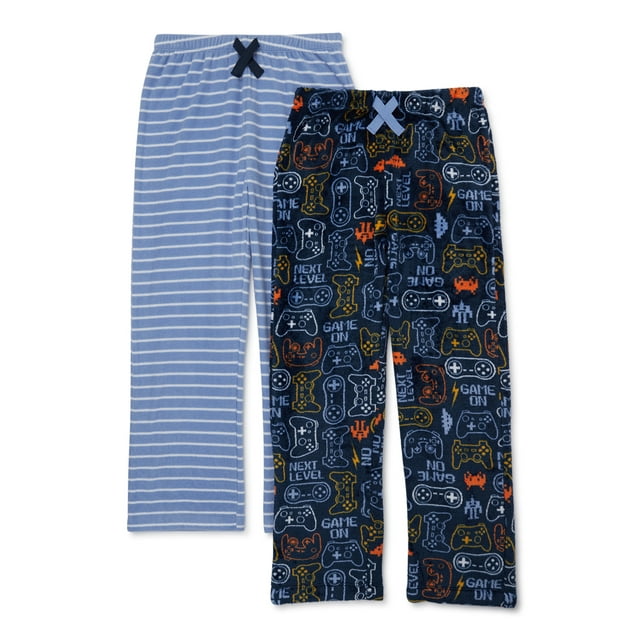 Cozy Jams Boys Pajama Sleep Pants, 2Pack, Sizes 820