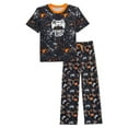 thumbnail image 1 of Cozy Jams Boys Short Sleeve Top and Long Pants Pajama Sleep Set, 2-Piece, Sizes 8-16, 1 of 3