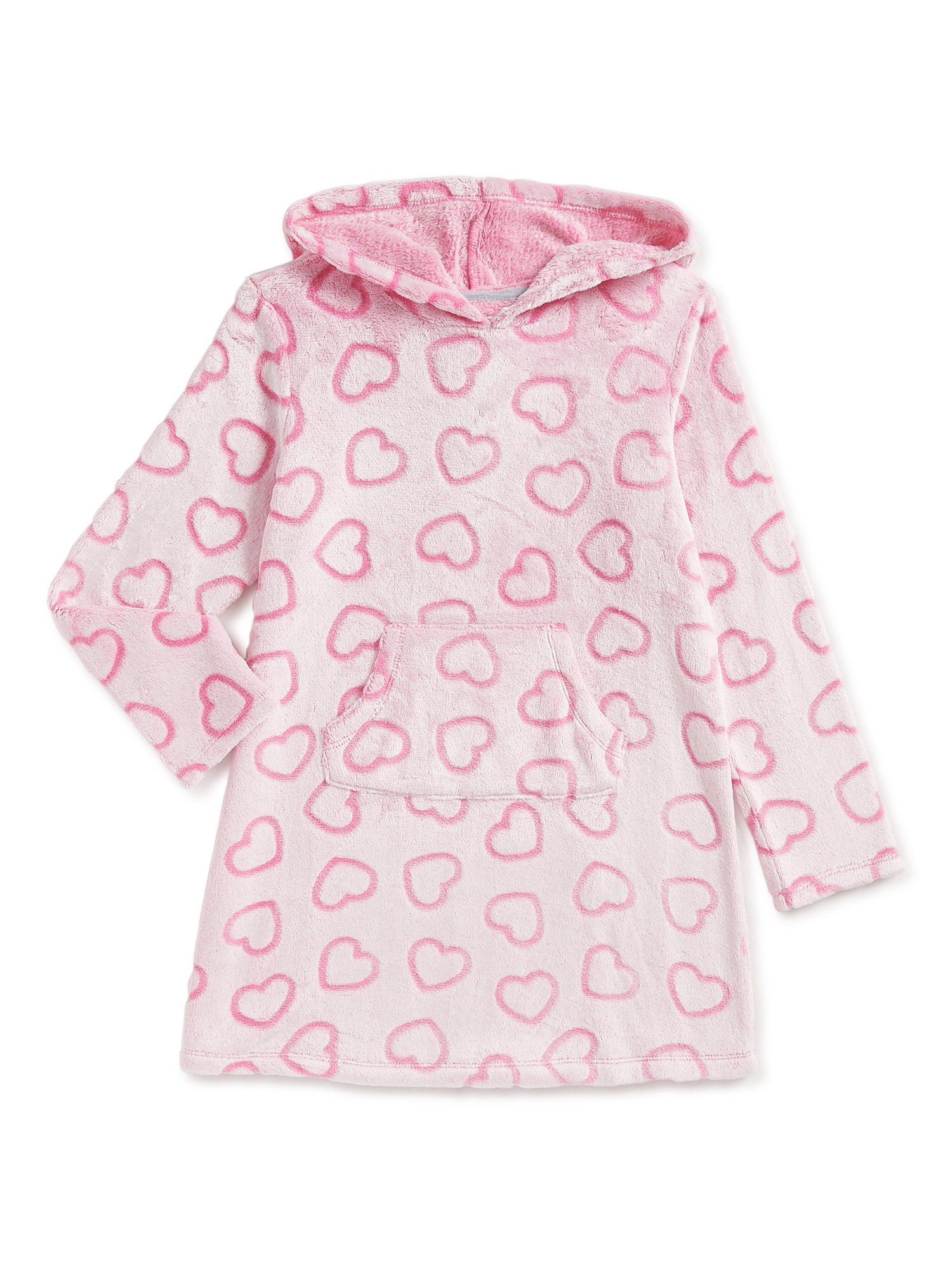 Cozy Jams Girls Plush Long Sleeve Pajama Nightgown, Sizes 414
