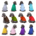 thumbnail image 1 of Cozy Knitted Dog Sweater, Warm Winter Pet Clothes for Small Medium Large Dogs, Soft Cable Knit Pullover for Puppies ,Light Blue S, 1 of 9