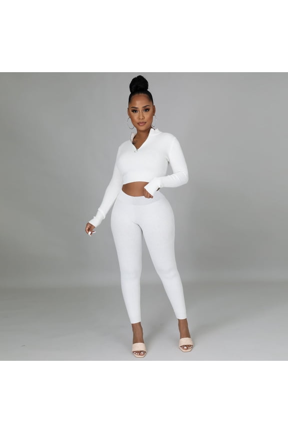 Cozy Legging Set (XL, White)
