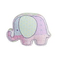thumbnail image 1 of Cozy Line 16" x 12" Animal Floral Medallion Paisley Pink Elephant Cotton Décor Throw Pillow, 1 of 5