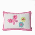 thumbnail image 1 of Cozy Line Home Fashion Butterfly Flower Cotton Rectangular Lumbar Décor Throw Pillow, 1 of 3