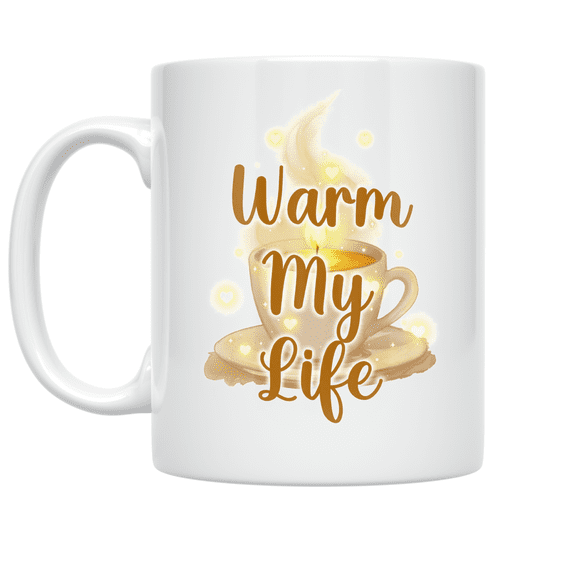 Cozy Love Motif - Tea Lover - 11 oz Ceramic Coffee Mug