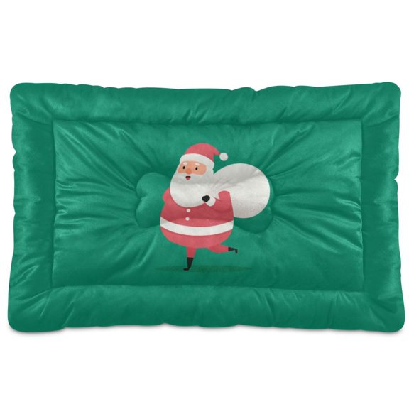Cozy Mat Pet Bed Indoor Outdoor Warm Soft For Cat Dog Puppy(S/M) A Cute Santa