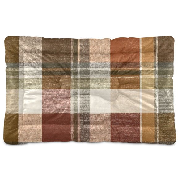 Cozy Mat Pet Bed Indoor Outdoor Warm Soft For Cat Dog Puppy(S/M) Beige Hints Of Gold