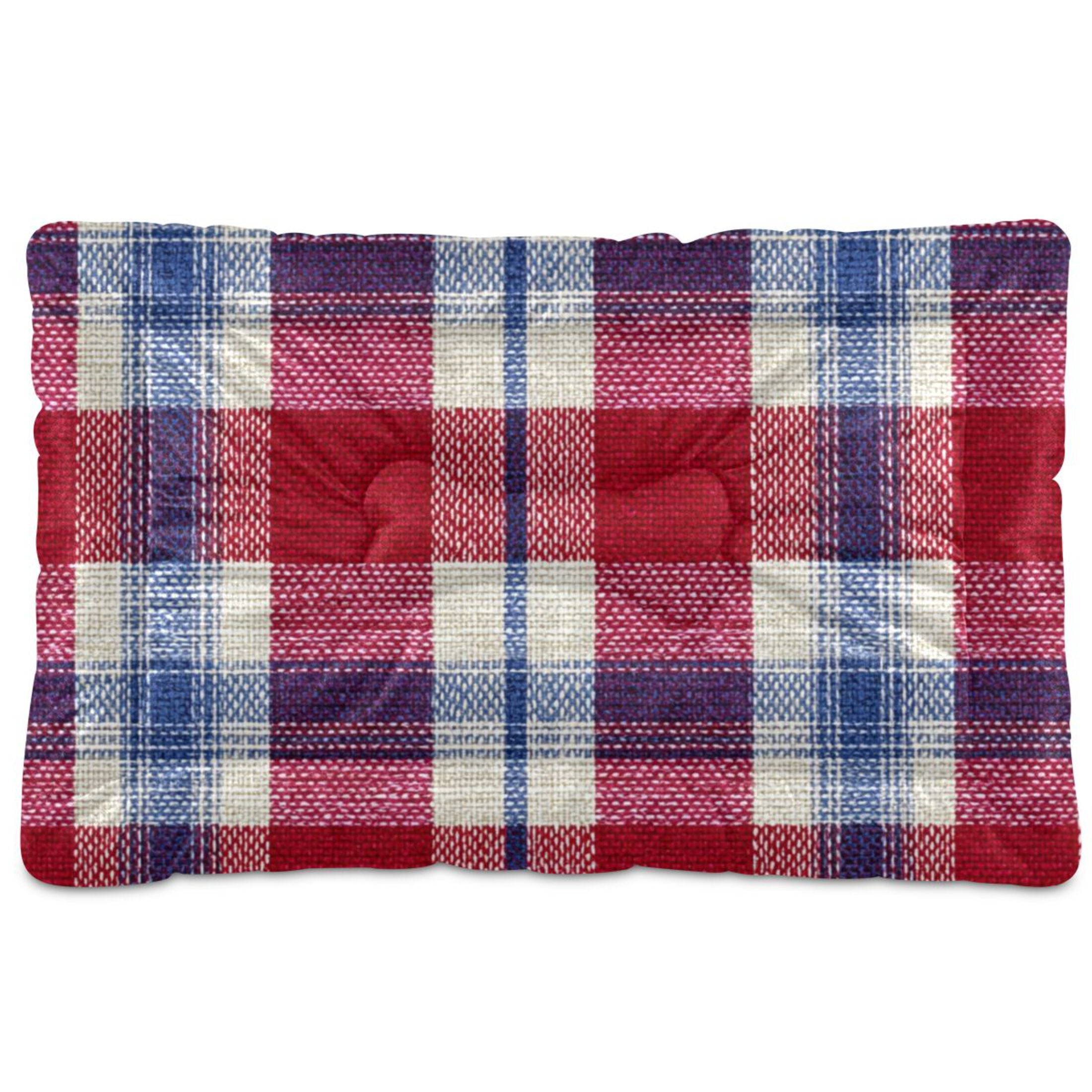 Cozy Mat Pet Bed Indoor Outdoor Warm Soft For Cat Dog Puppy(S/M) Blue Accents